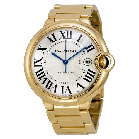 cartier watch mens gold|cartier gold watch price.